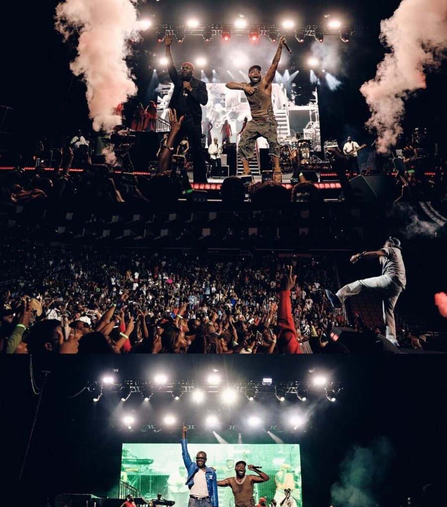 Davido Performs “With You” Live at the 19,000-Capacity Toyota Center in Houston