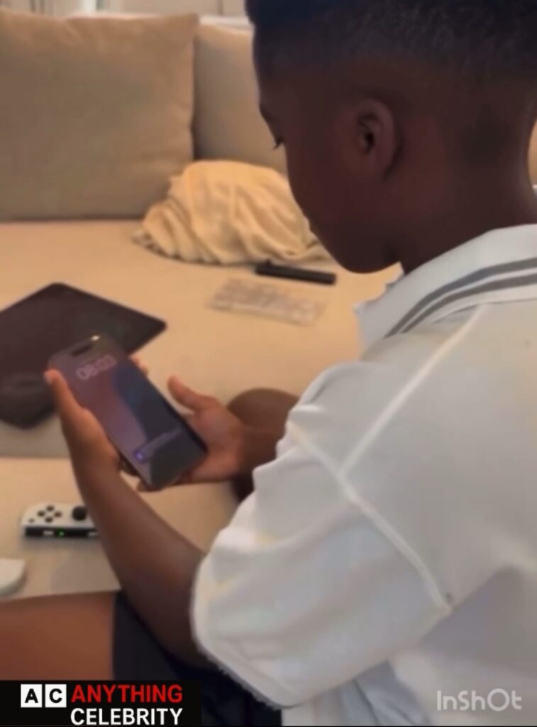 Tiwa Savage Sets Boundaries as She Gifts Her Son a Phone on His 10th Birthday