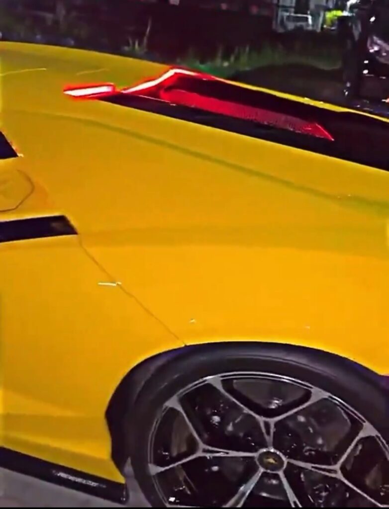 burna boy shows off his custom lamborghini revuelto