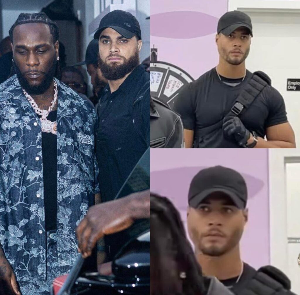 burna boy’s bodyguard travis reportedly earns ₦15 million monthly