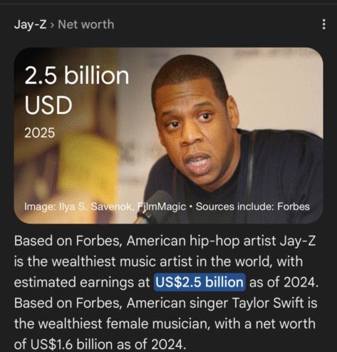 Jay-Z Becomes the World’s Richest Musician With $2.5 Billion Net Worth