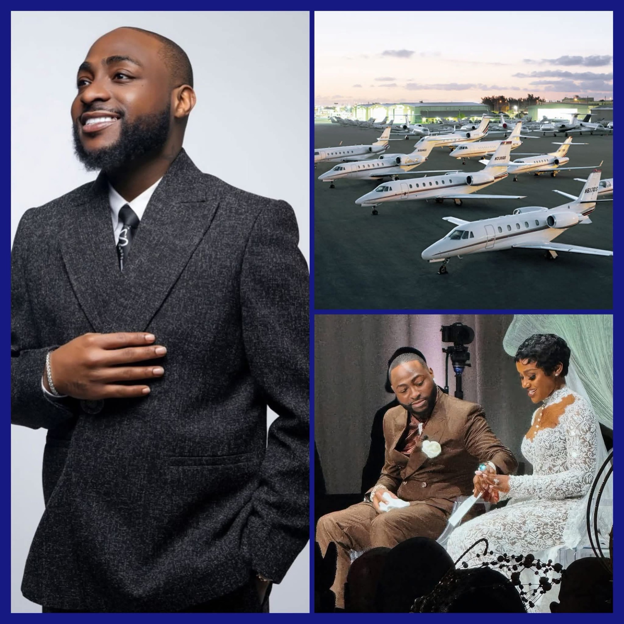 Over 23 Private Jets Spotted at Miami Airport for Davido’s Wedding – A True Gathering of Billionaires