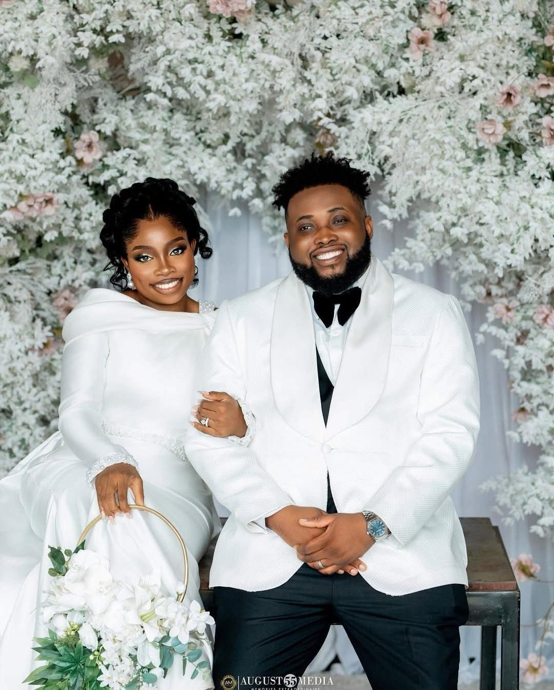 Chinko Ekun Shares Beautiful Wedding Photos with His Wife Ayemidun