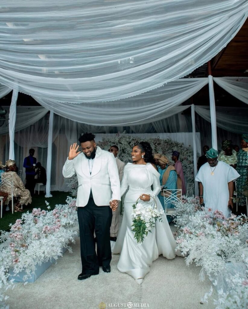 Chinko Ekun Shares Beautiful Wedding Photos with His Wife Ayemidun