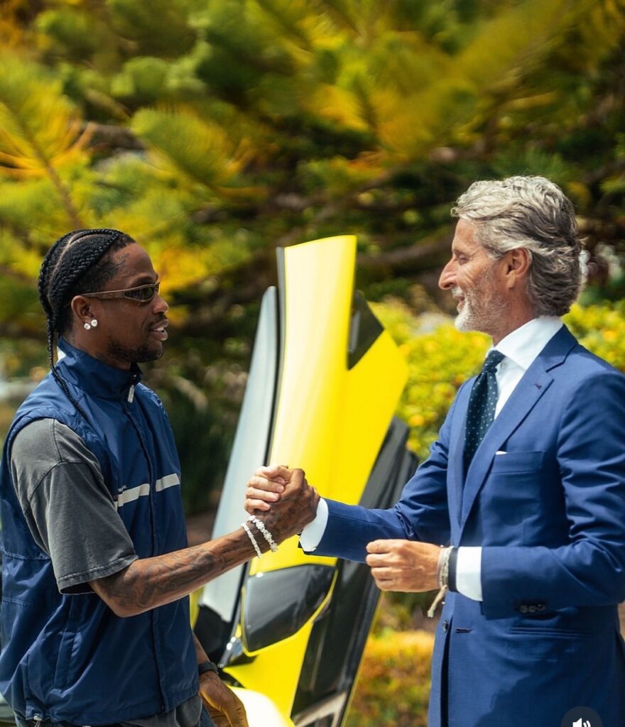 Travis Scott Among the First to Experience Lamborghini’s New Fenomeno at Monterey Car Week 2025