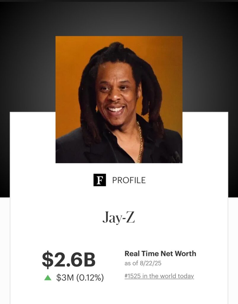 Jay-Z Becomes the World’s Richest Musician With $2.5 Billion Net Worth
