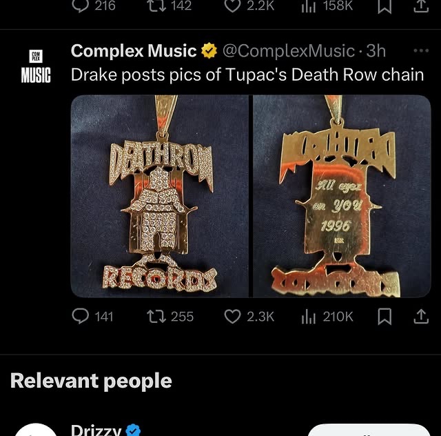 Drake Accused of Buying a Fake Piece of 2Pac’s Legacy, Suge Knight Speaks Out