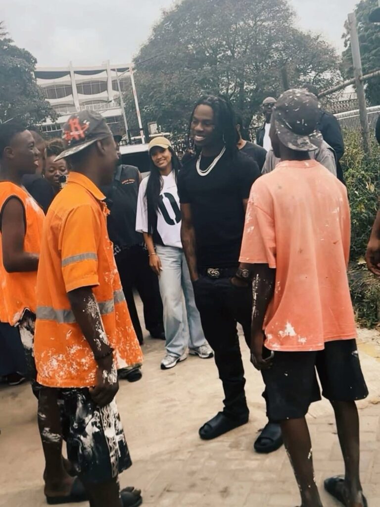 Rema Meets POP Boys After Kelebu Dance Challenge Win in Lagos