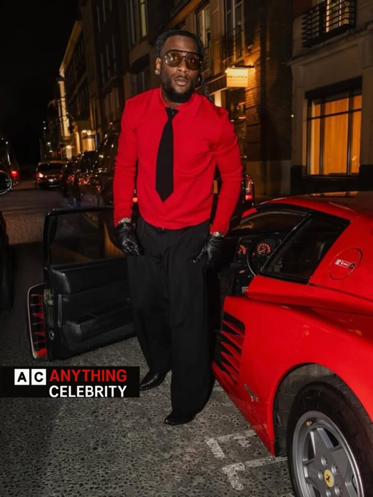 Burna Boy Shows Off a $500,000 Ferrari Testarossa Worth ₦780 Million