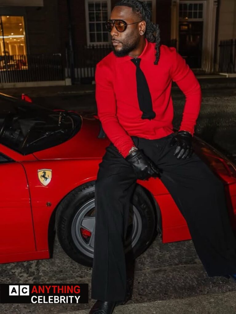 Burna Boy Shows Off a $500,000 Ferrari Testarossa Worth ₦780 Million