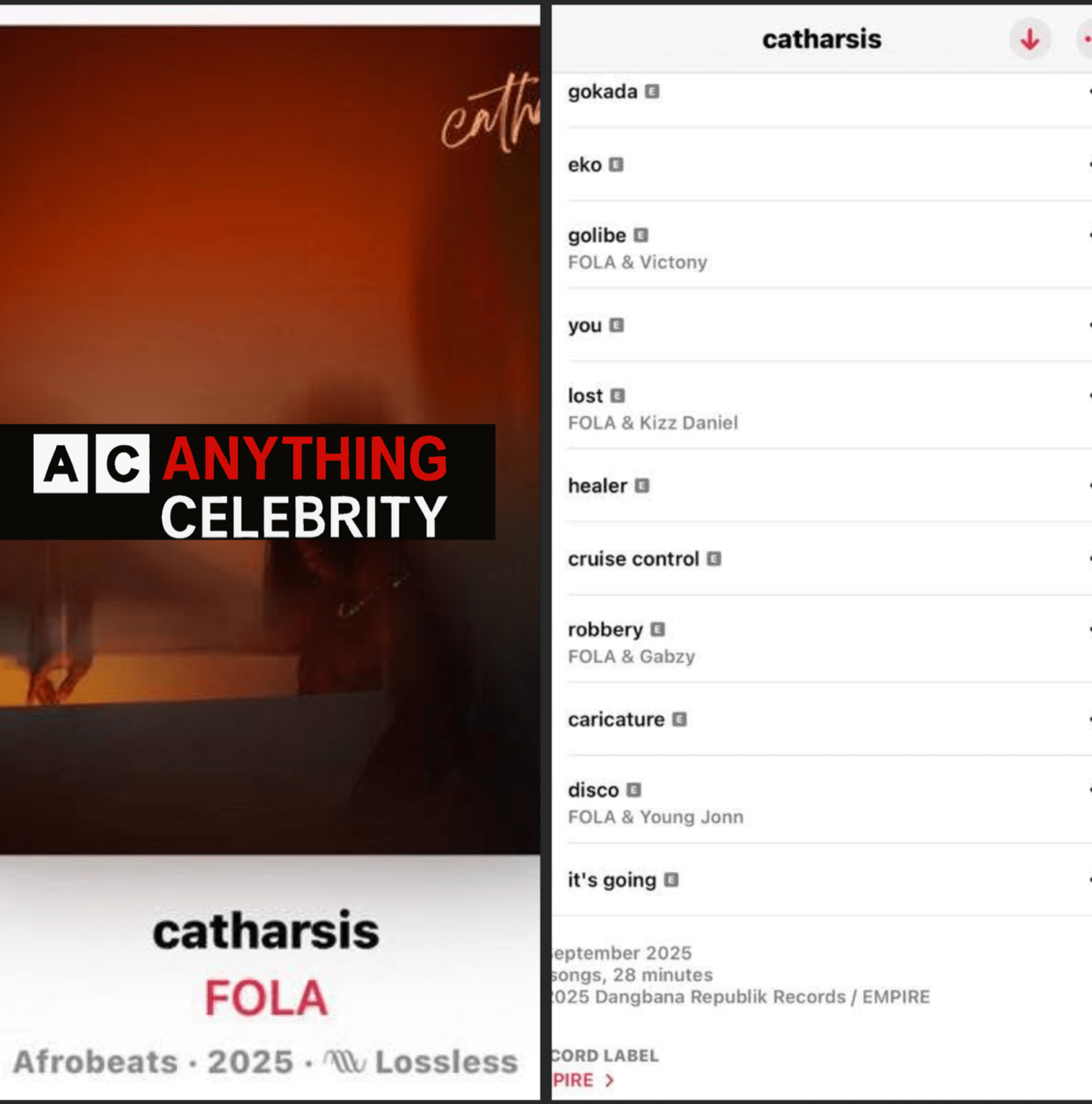 FOLA Drops Debut Album Catharsis Featuring Victony, Kizz Daniel, Gabzy & Young Jonn