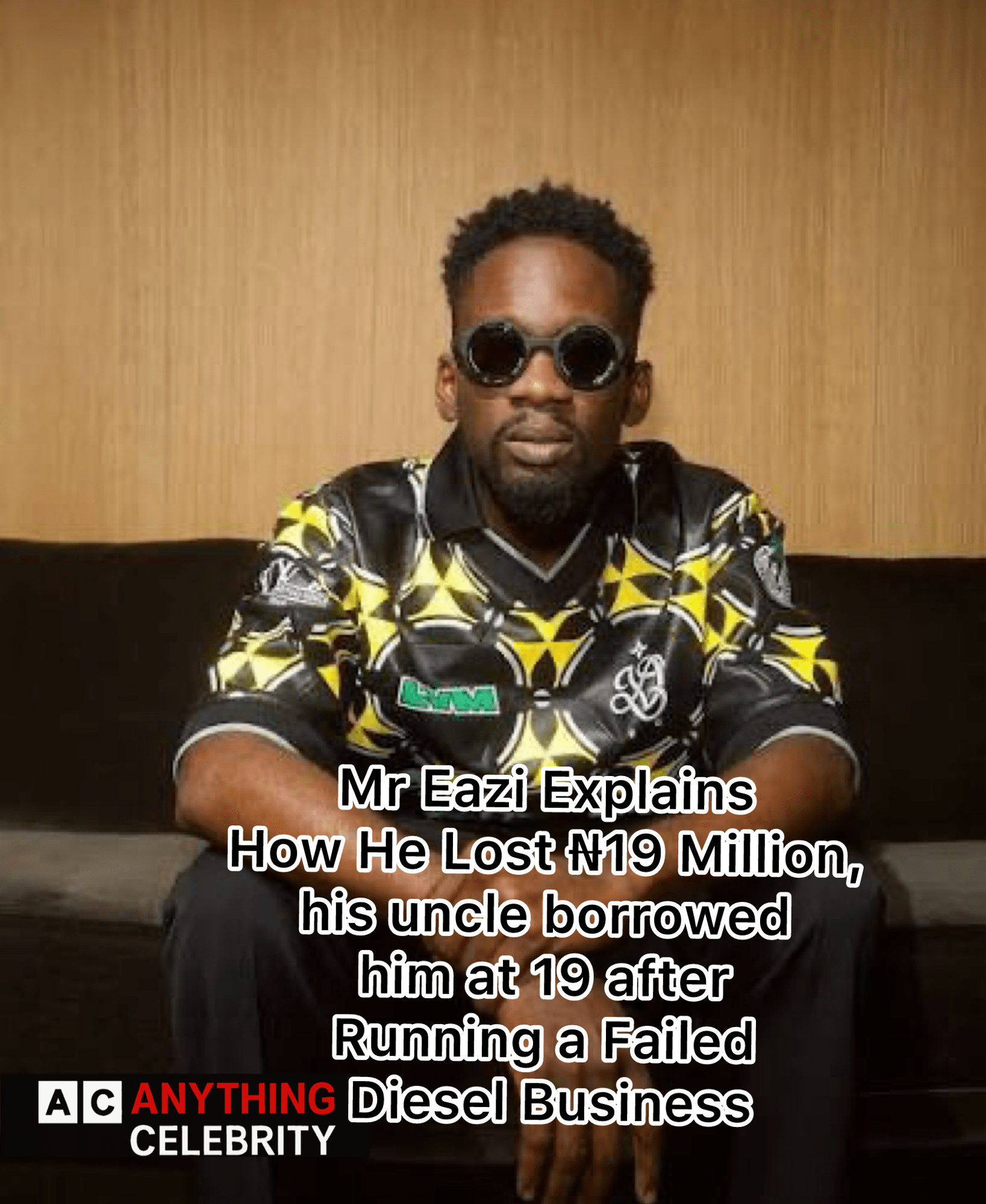 Mr Eazi Explains How He Lost ₦19 Million, his uncle borrowed him at 19 after Running a Failed Diesel Business