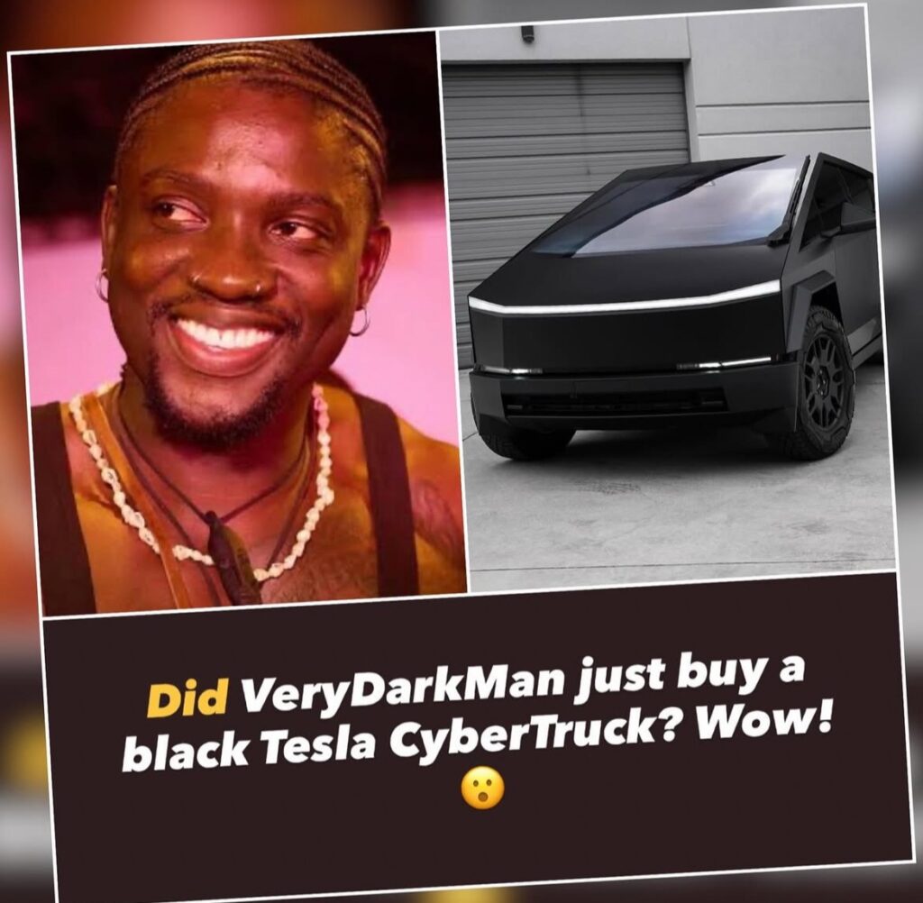 verydarkman black tesla cybertruck nigeria