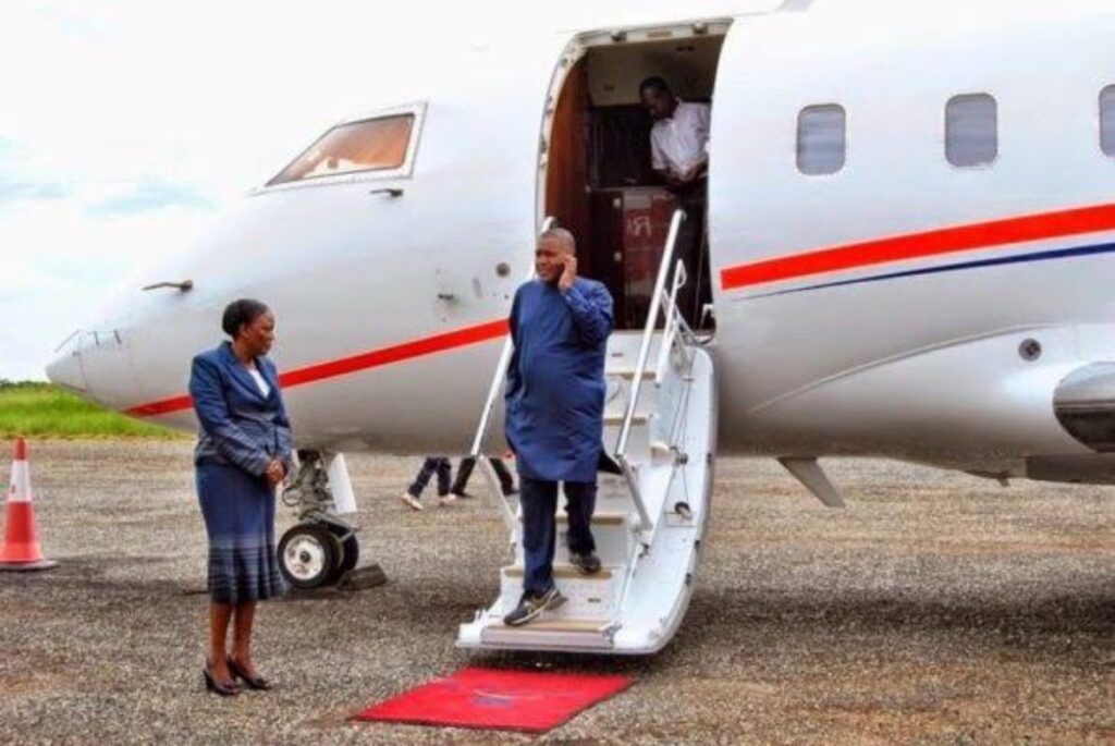 aliko dangote private jet