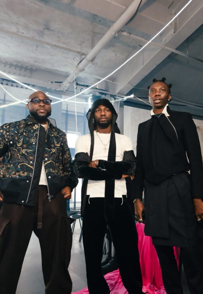 omah lay davido paris fashion week
