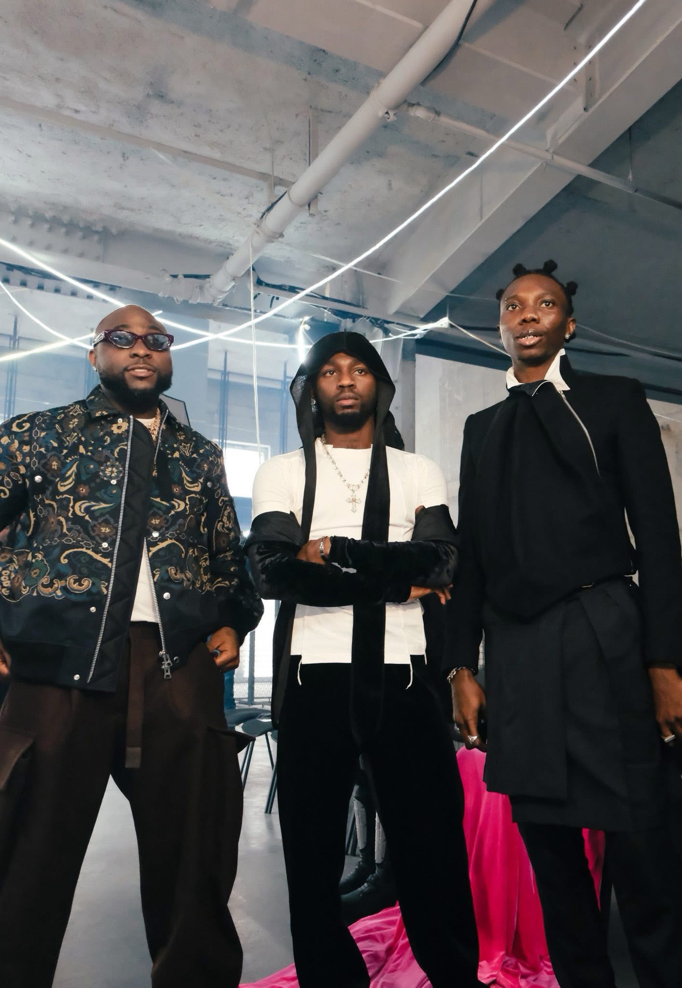 omah lay davido paris fashion week