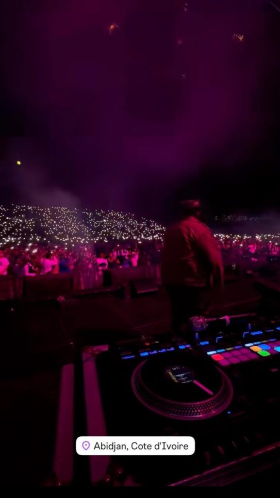 davido historic ivory coast concert custom gift highlights