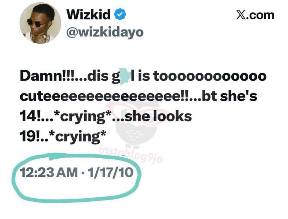 wizkid old tweets about year old resurface what happened explained