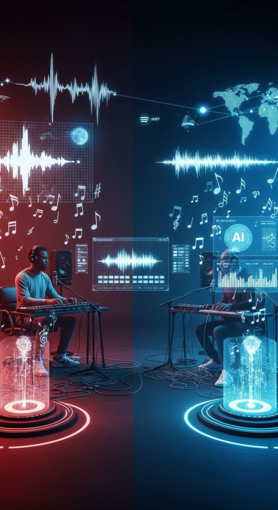 african artist working with ai