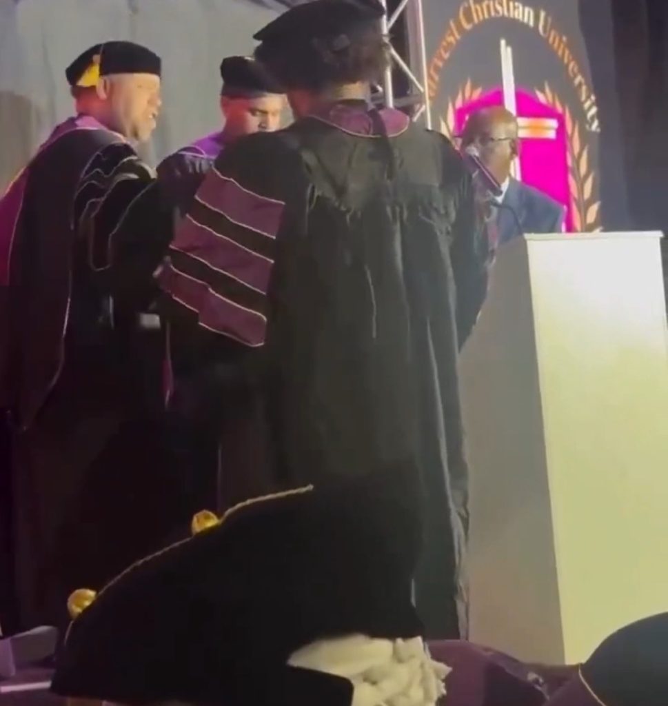 chris brown honorary phd harvest christian—university