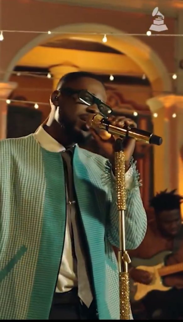 adekunle-gold-oba-grammys-global-spin-performance