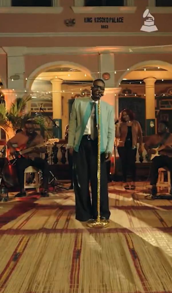 adekunle-gold-oba-grammys-global-spin-performance